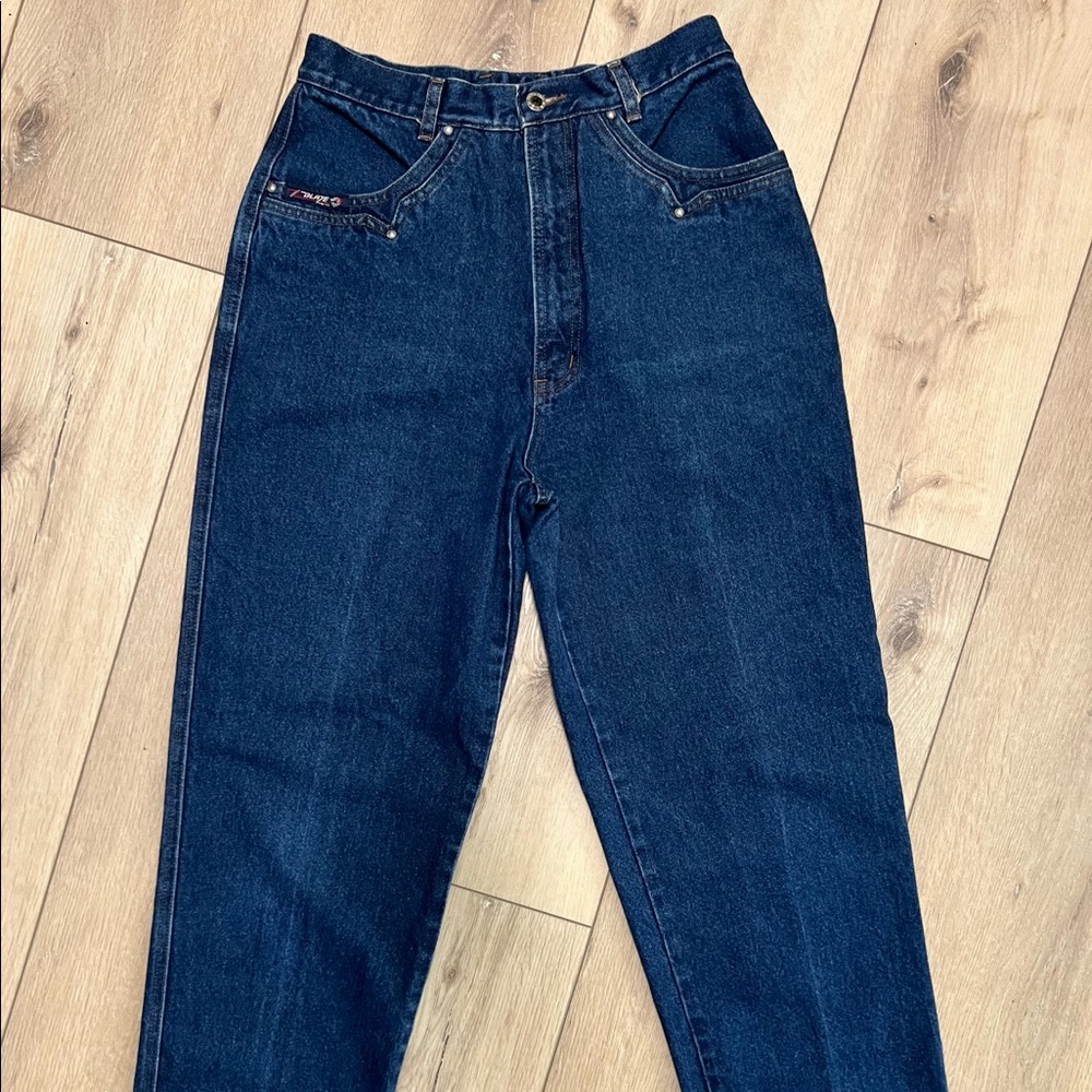 Vintage western riding bareback denim jeans by Blaze